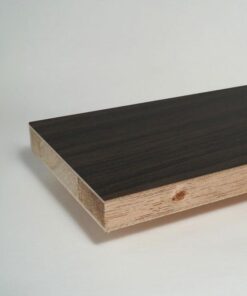 1 sided Walnut Woodgrain PVC Block Board (EF326)