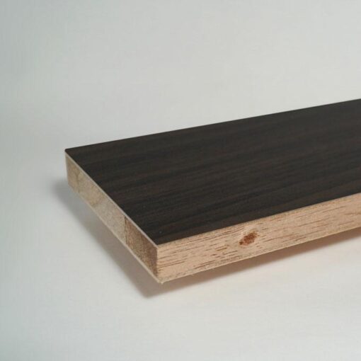 2 Sided Walnut Woodgrain PVC Blockboard (EF326)