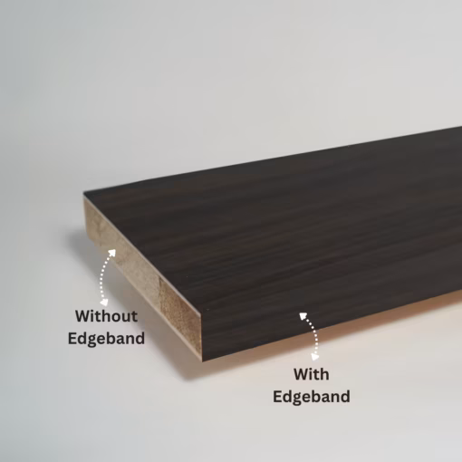 2 Sided Walnut Woodgrain PVC Blockboard (EF326) - Image 2