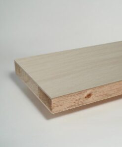 1 sided Light Woodgrain PVC Block Board (EF50)